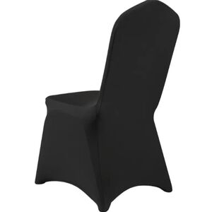 Elegant Black Chair Covers (Set of 25)